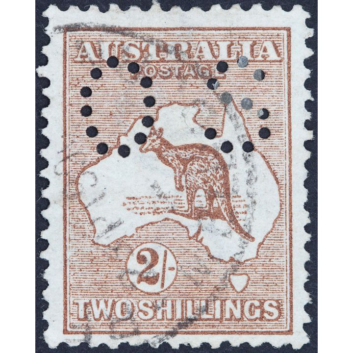 First Watermark, Two Shillings, 1913, Fine
