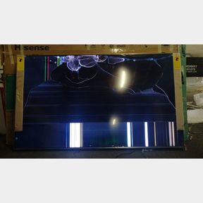 Hisense 85" UHD Smart TV with HDR & Dolby Atmos-SCREEN CRACKED, AMERICAN PLUG & NO HDMI CABLE-51484/119