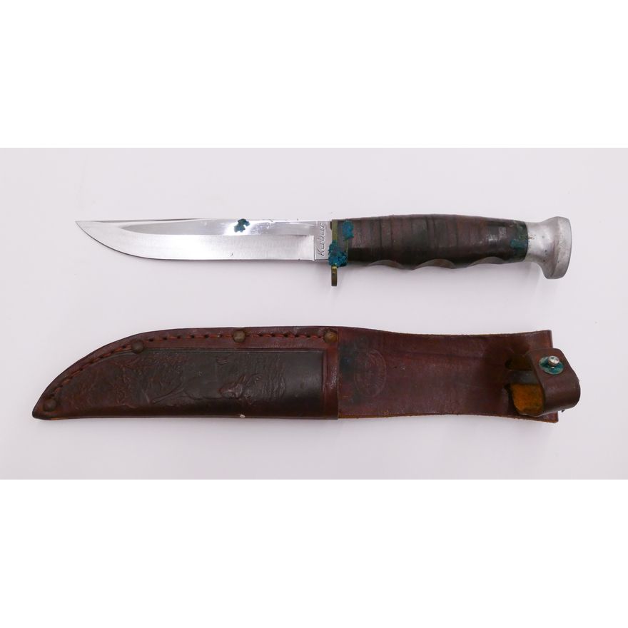 Vintage Kabar Sheath Knife- 8" with original sheath