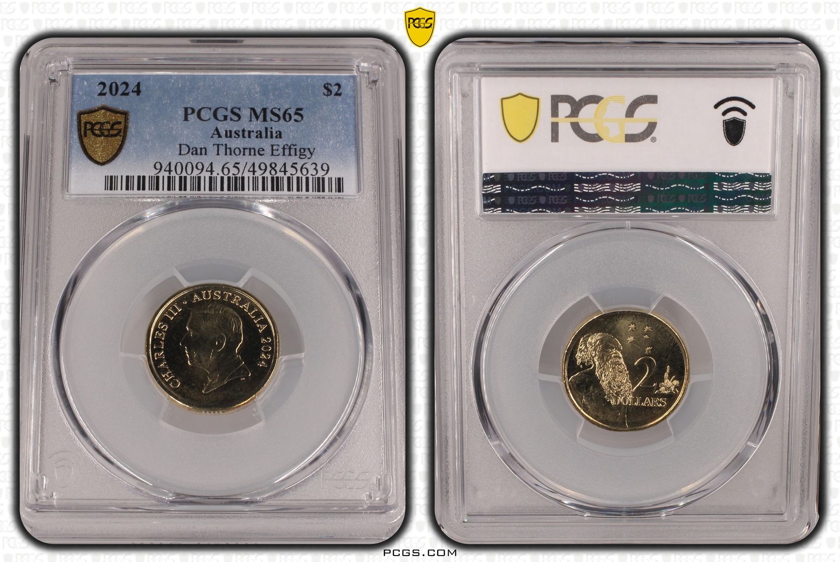 Dan Thorne Effigy , Two Dollar, 2024, PCGS MS65