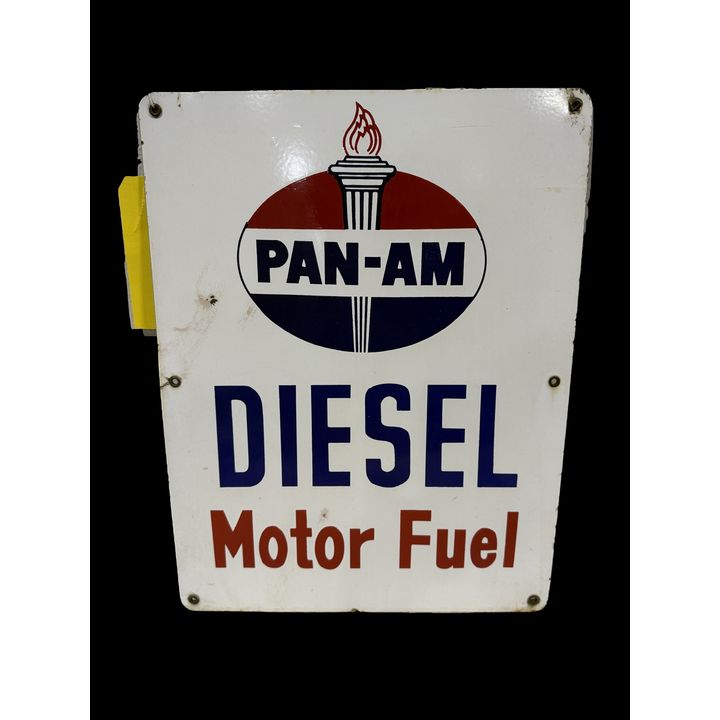 Pan Am Diesel Motor Fuel SSP Sign