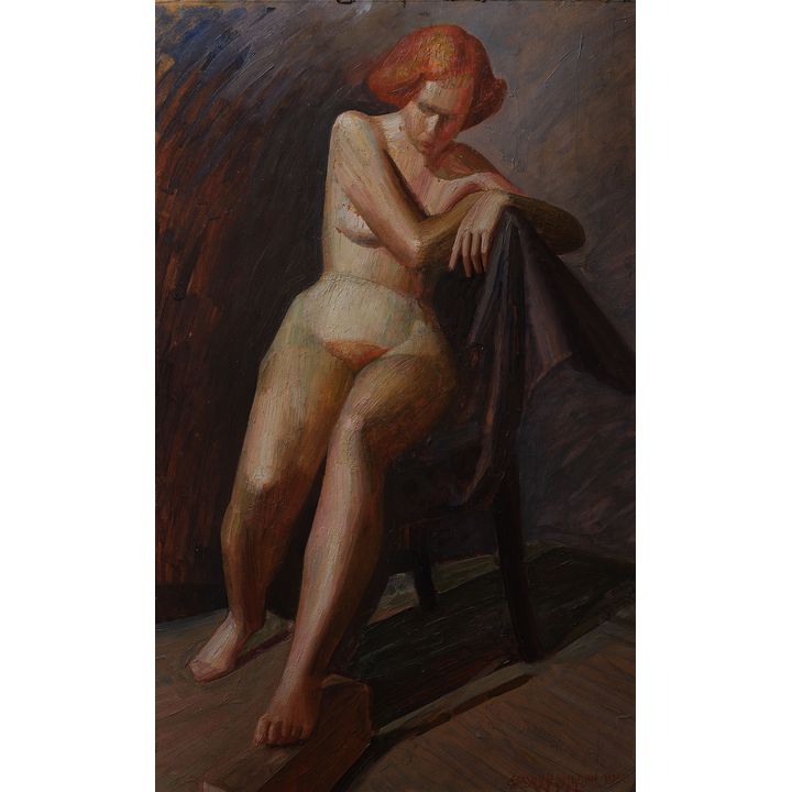 Selwyn Wilson 'Seated Female Nude (Mary Schofield)'