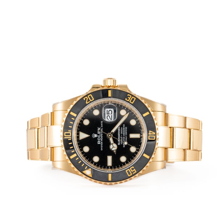 Rolex Submariner 18ct Yellow Gold 41mm Watch, 2023