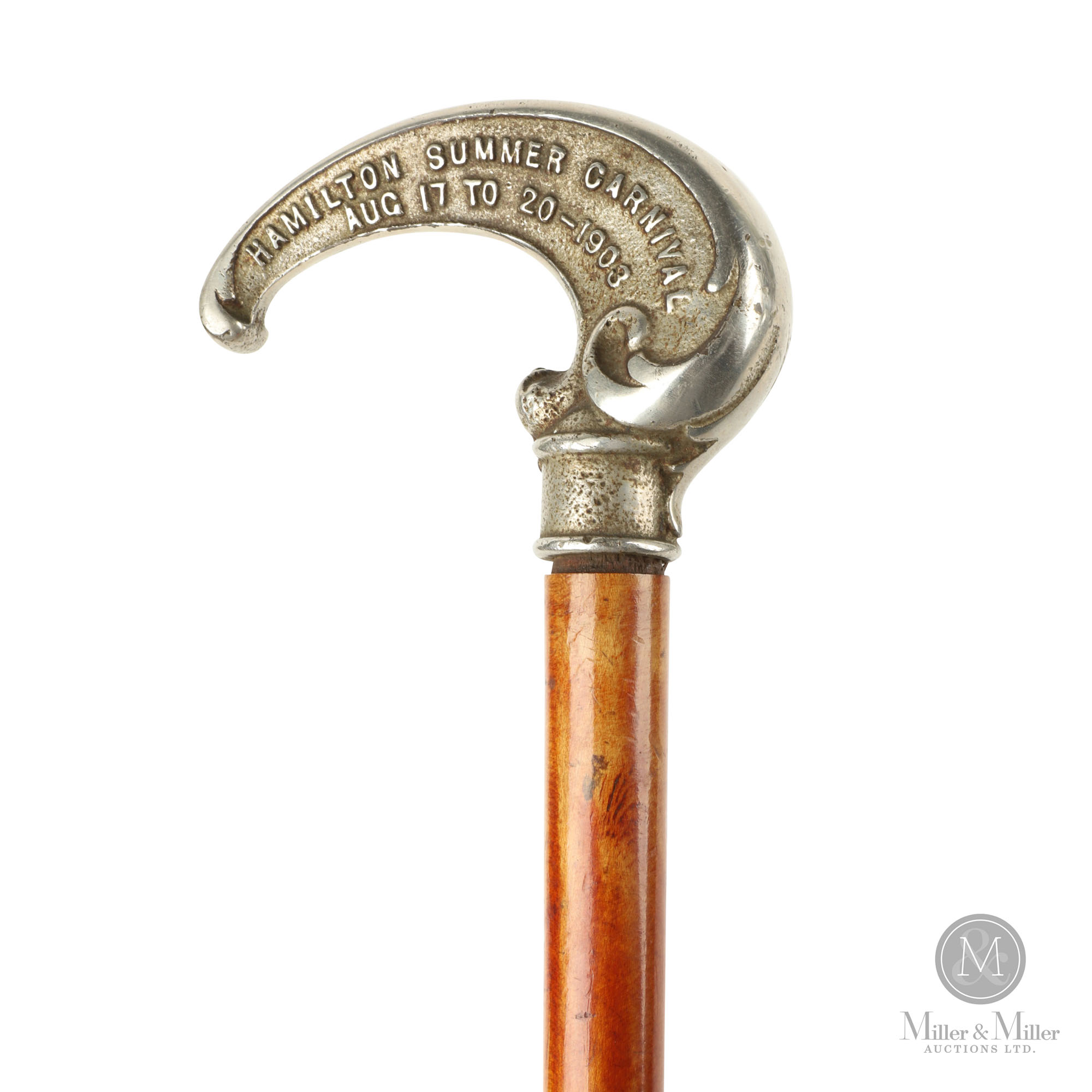 1903 Hamilton Summer Carnival Cane Miller & Miller Auctions Ltd
