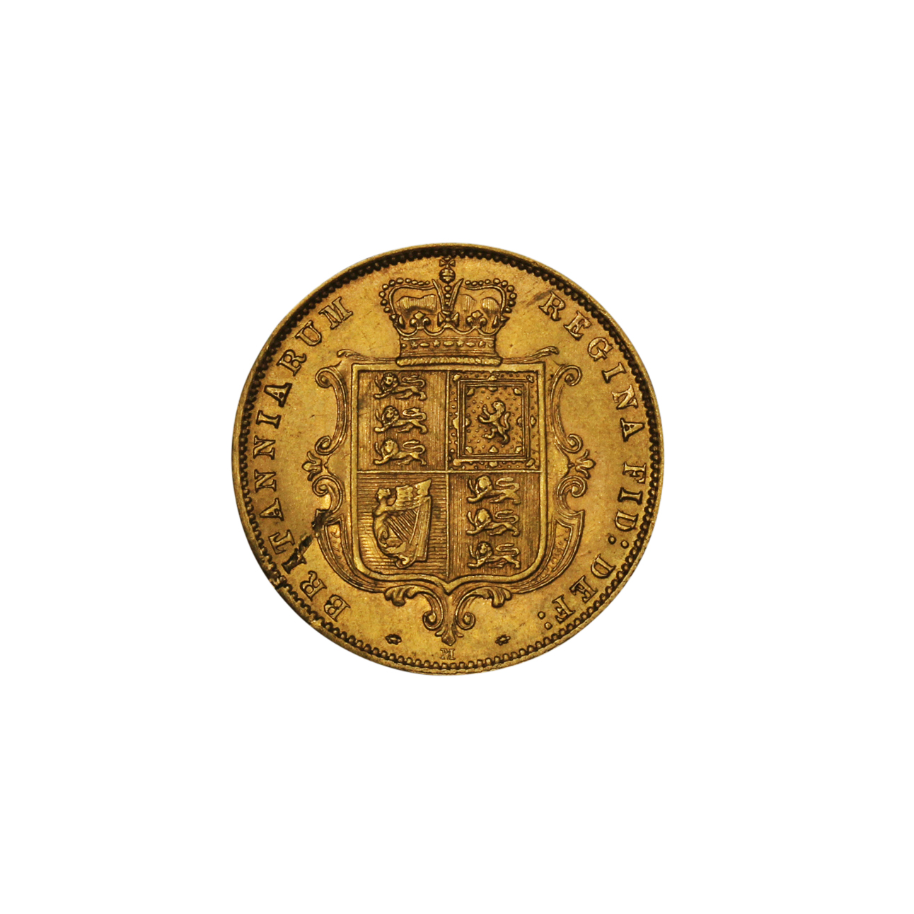 1174. · Victoria, Half Sovereign, 1873-M, gEF