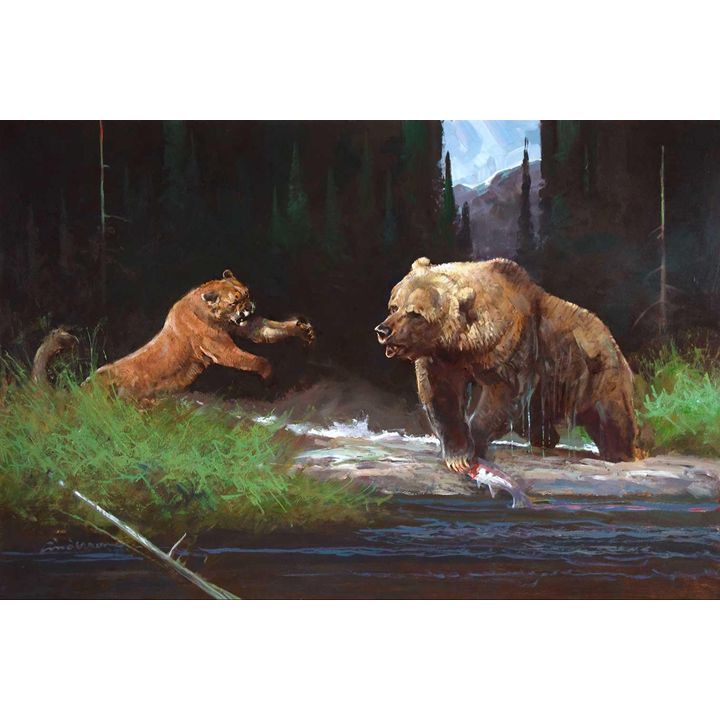 Shore Dispute by Dennis Anderson (1940-2005)