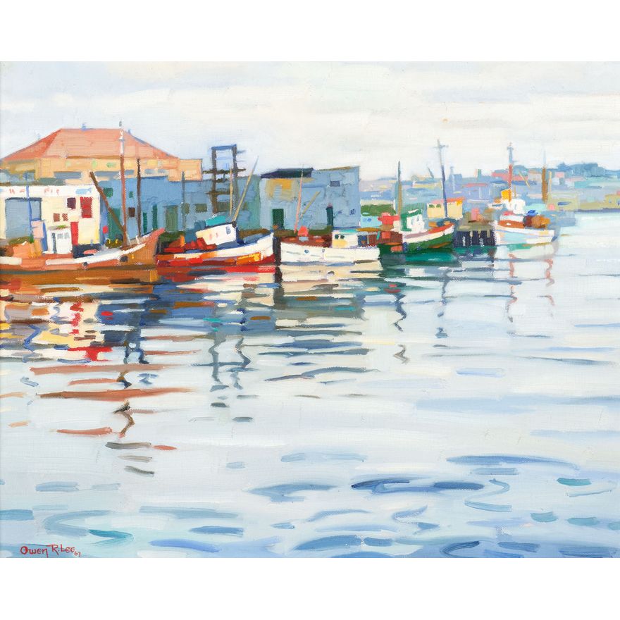 Owen R. Lee 'Untitled (fishing boats)'