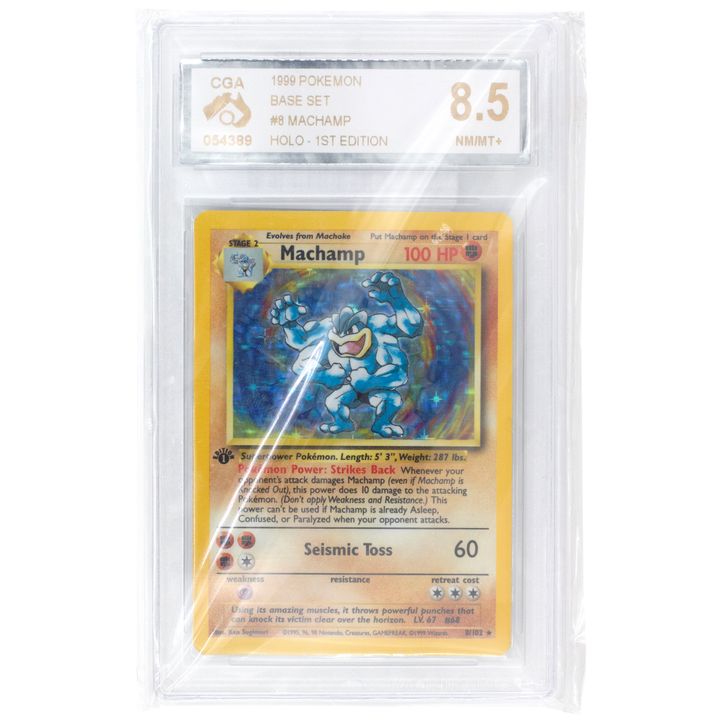 Pok�mon, Machamp, 1999, 8.5, Near Mint/Mint+
