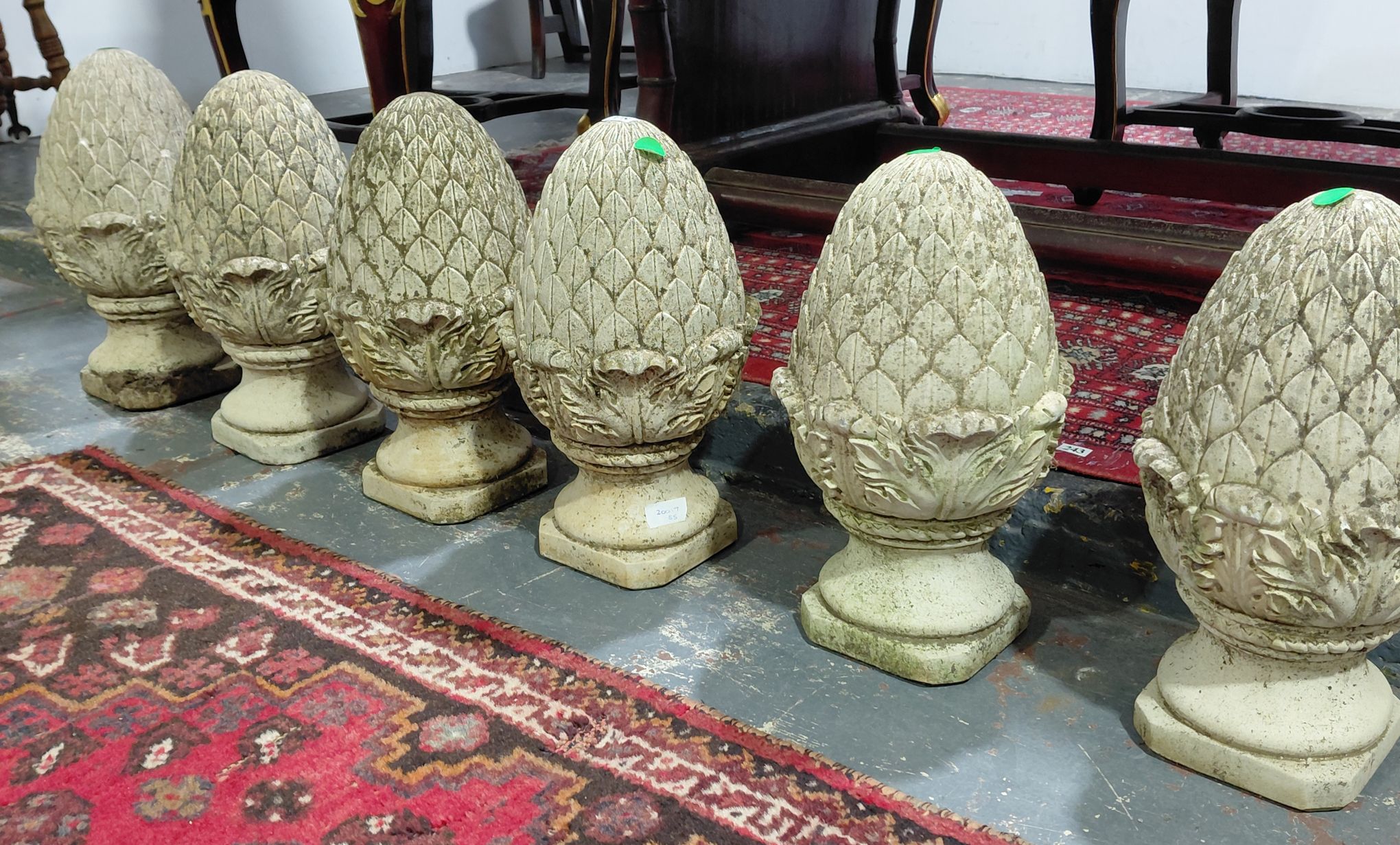 ACORN SHAPED FINIALS