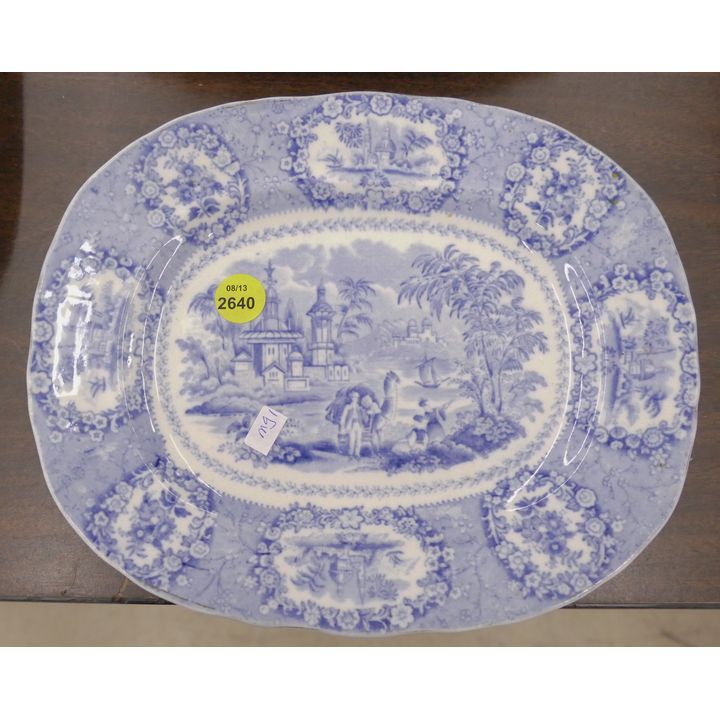 Ridgeways Oriental Pattern Transferware Small Platter- 9''