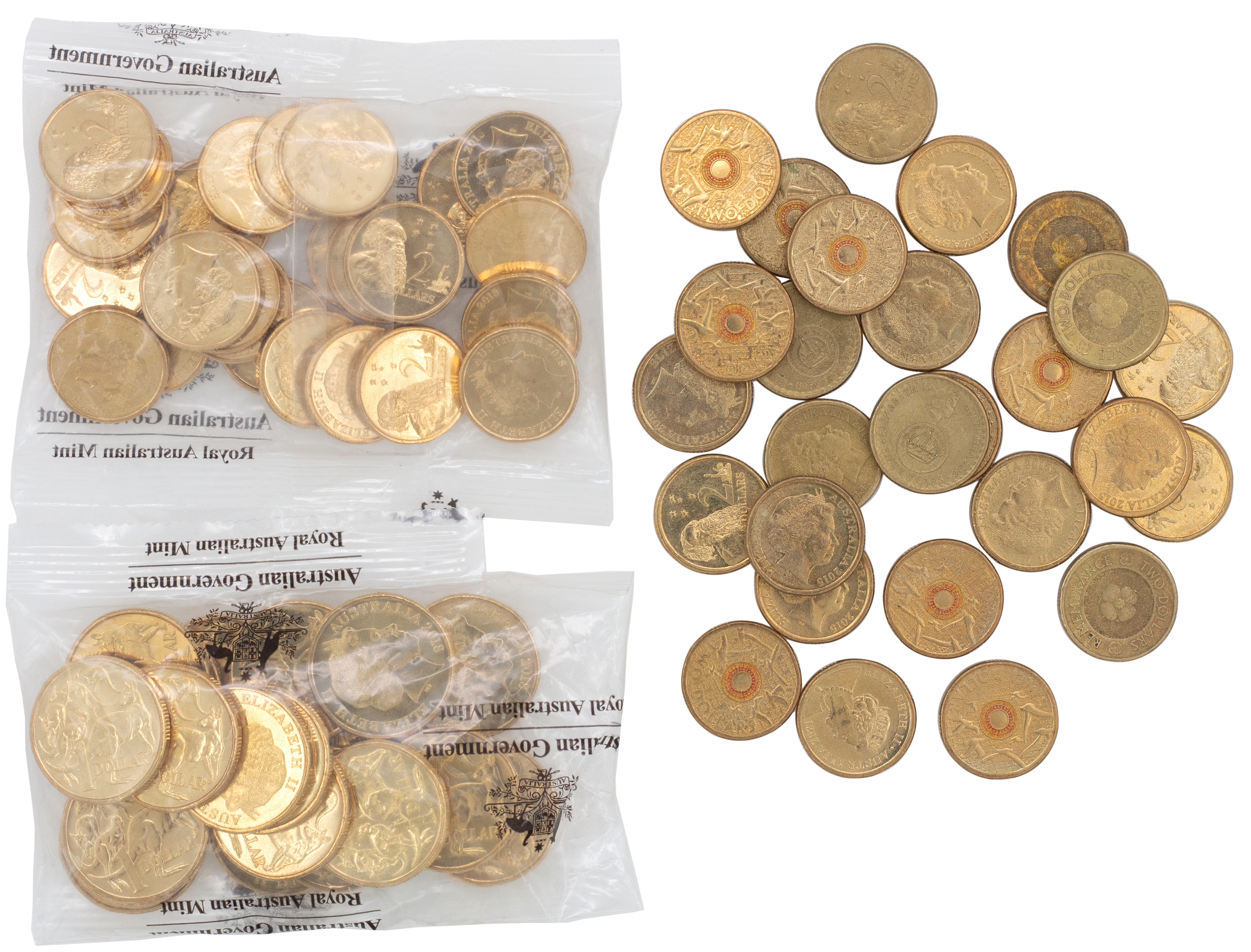 Elizabeth II, Two Dollars, 2012 - 2021, VF - CHU