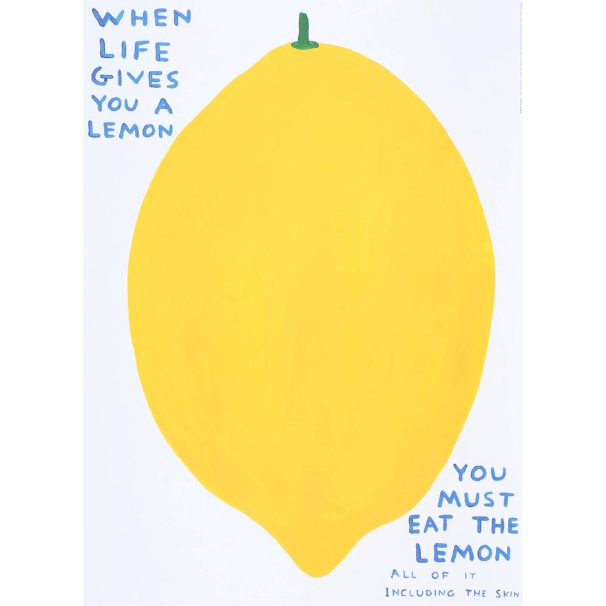 David Shrigley 'When Life Gives you a Lemon'