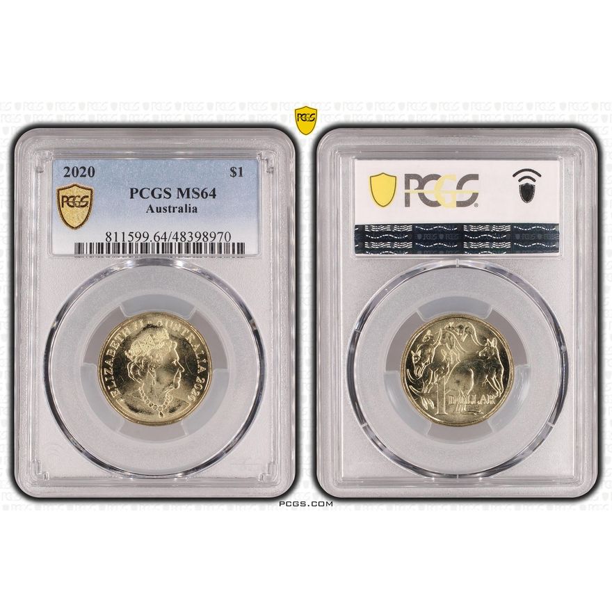 One Dollar, 2020, PCGS MS64
