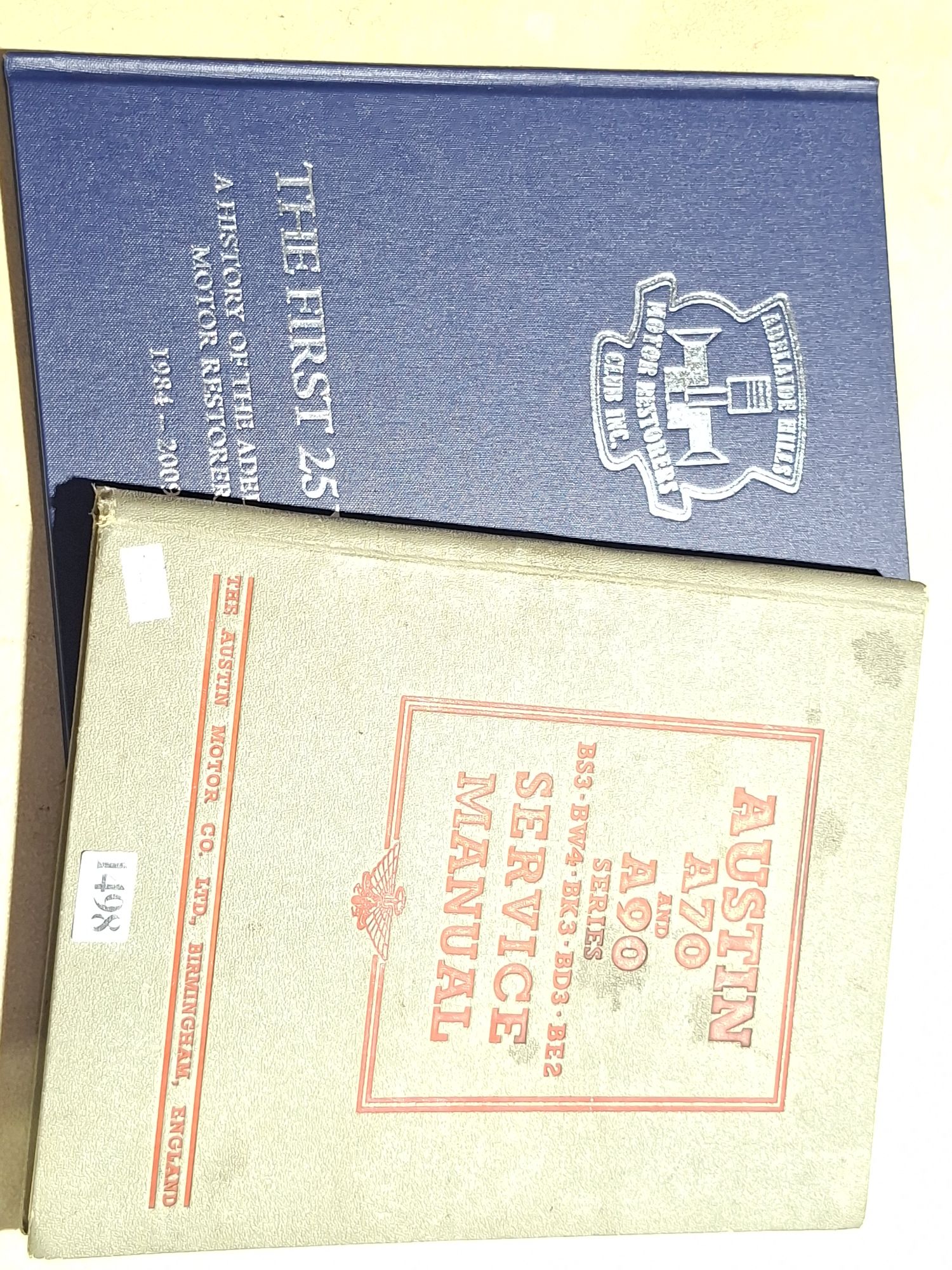 1498 · ADELAIDE RESTORERS AND AUSTIN SERVICE MANUAL