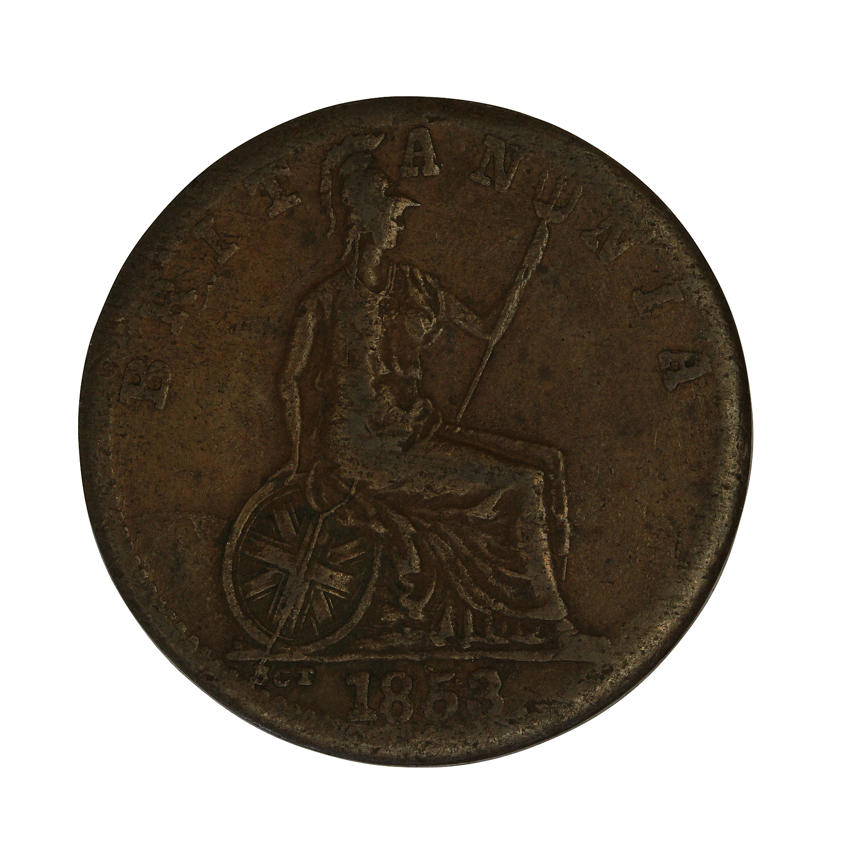 Sydney, New South Wales, Peek Tea Stores, Penny, 1853, EF