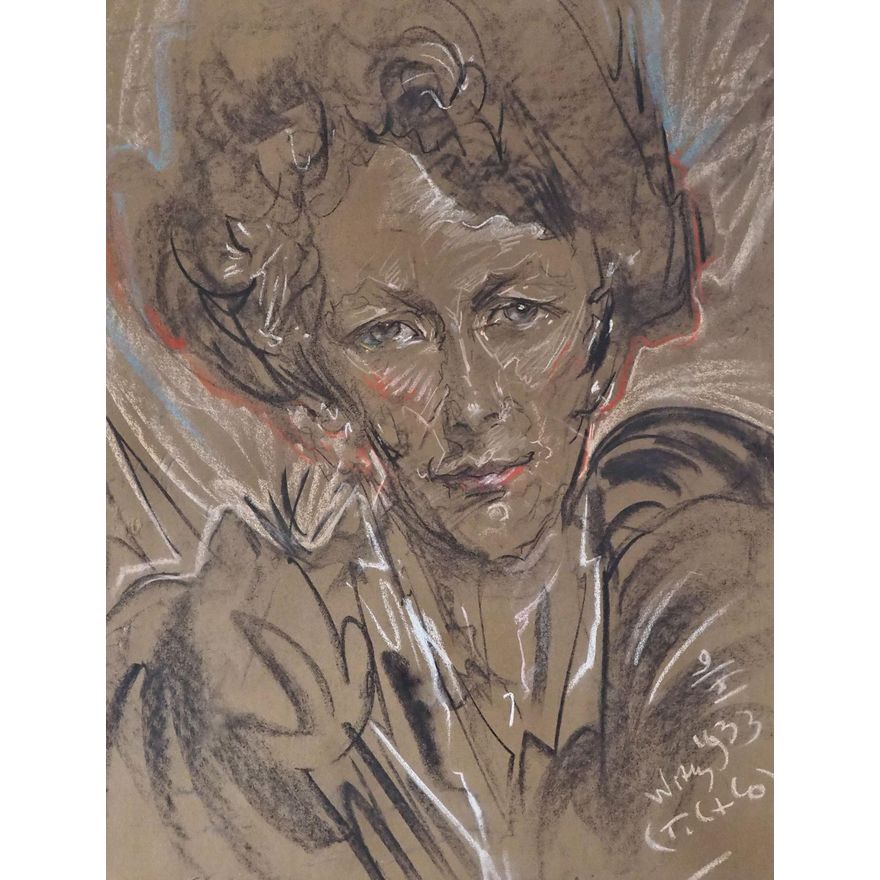 Stanisław Ignacy Witkiewicz | Portret Jadwigi Skibińskiej, 1933