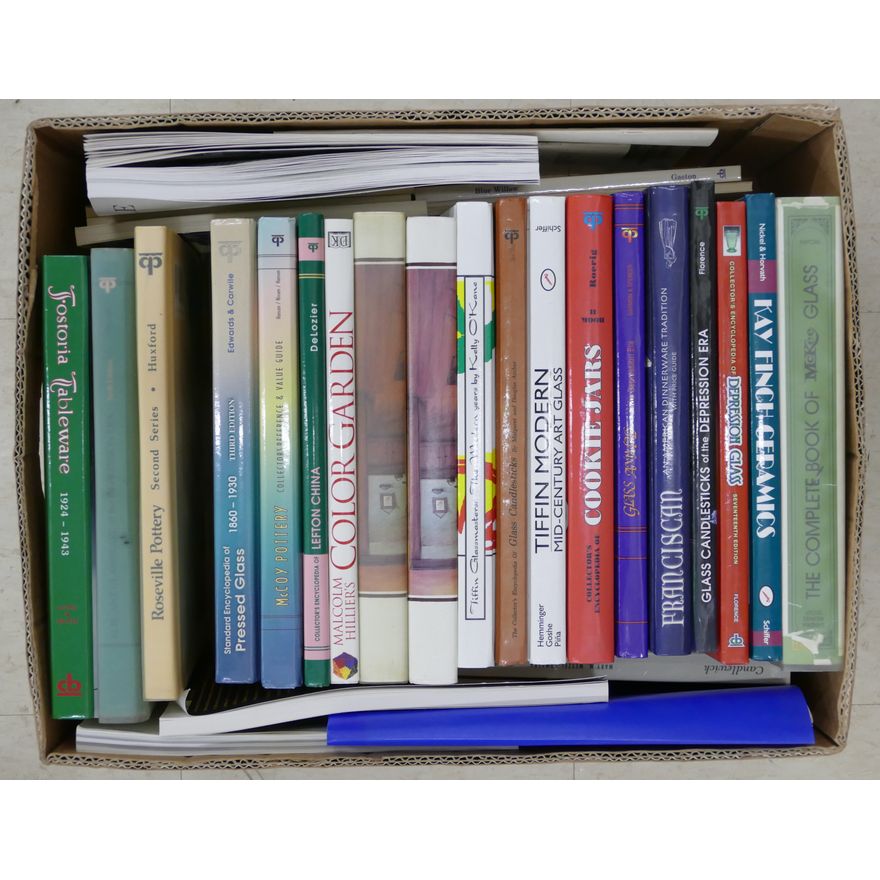 Box Vintage Glass Books