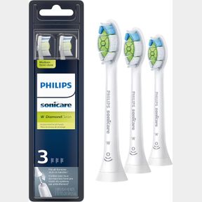 PHILIPS SONICARE DIAMONDCLEAN REPLACEMENT TOOTHBRUSH HEADS, HX6063/65, BRUSHSYNC TECHNOLOGY, WHITE 3-PK