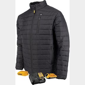 DEWALT MEN'S LIGHTWEIGHT PUFFER HEATED JACKET SZ L