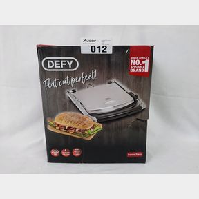 DEFY PANINI PRESS - STAINLESS STEEL SANDWICH PRESS - SP 8031 SS - DEFY