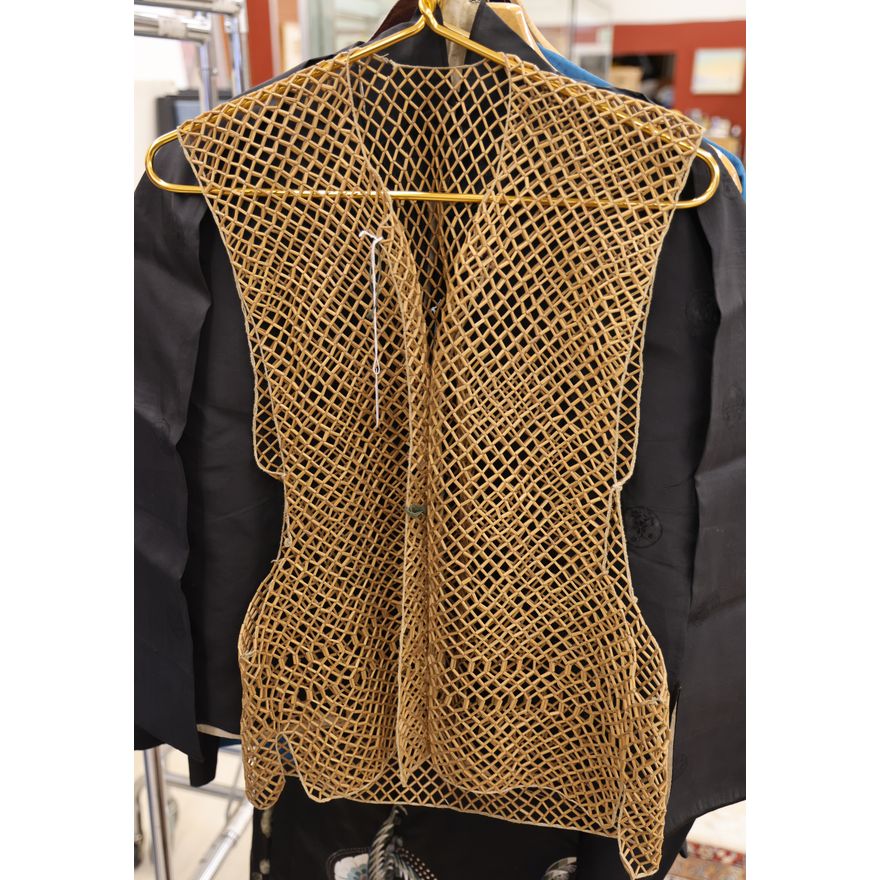 Old Chinese Bamboo Vest 24''
