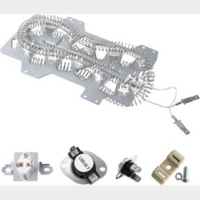 DRYER HEATING ELEMENT DC47-00019A FOR SAMSUNG, THERMAL FUSE DC96-00887A AND DC47-00016A , THERMOSTAT DC47-00018A DRYER REPAIR KIT