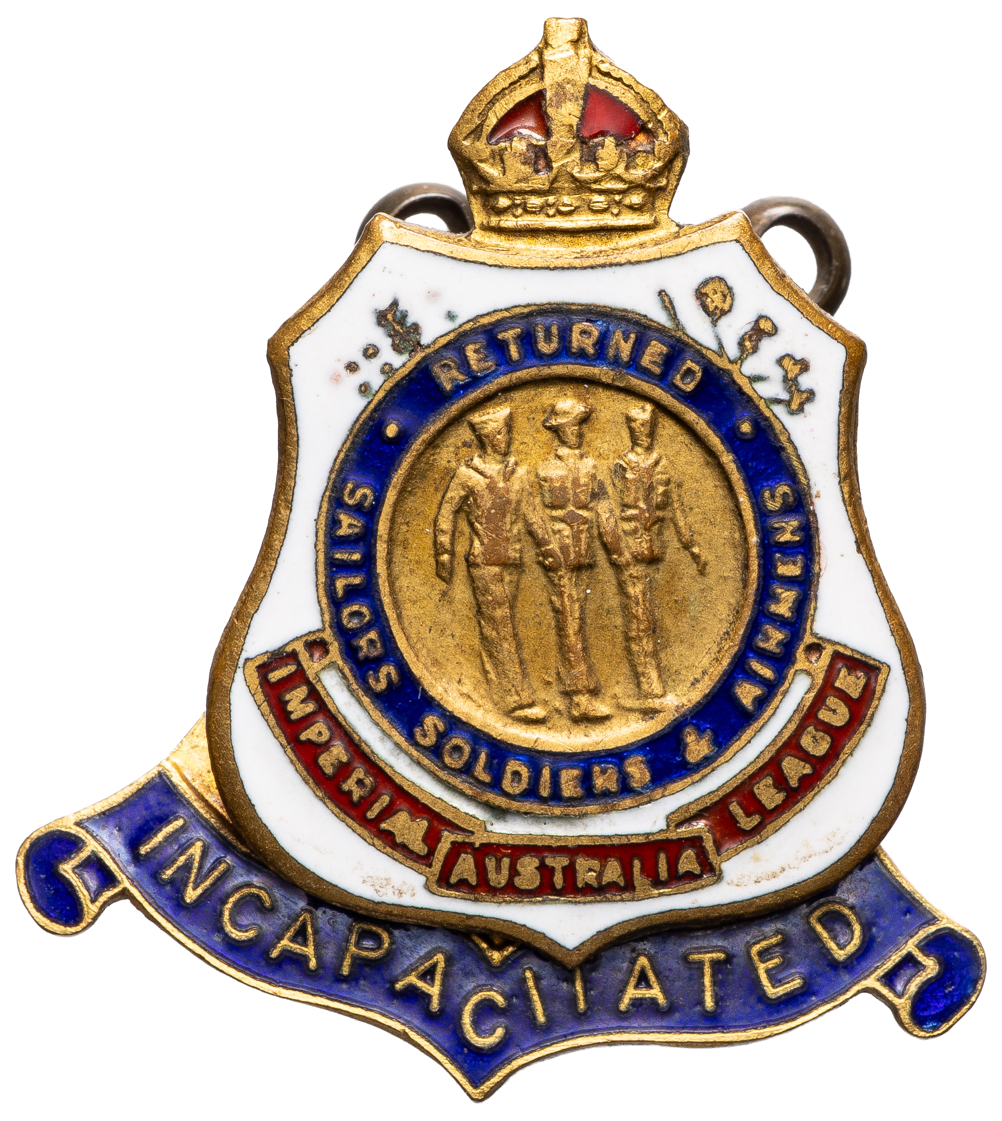 Returned Soldiers, Sailors & Airmens, Imperial Australia League, Incapacitated, WWII, VF