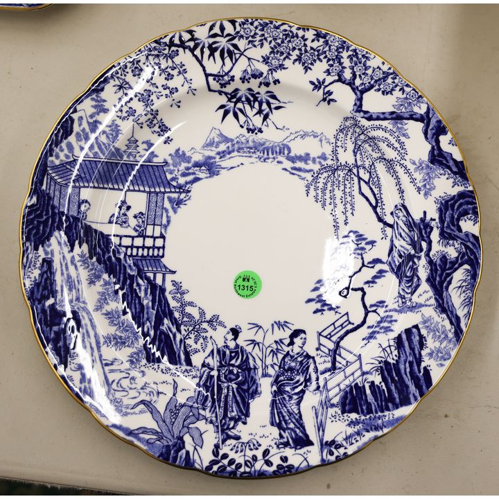 Royal Crown Derby ''Mikado'' Porcelain Charger 12''