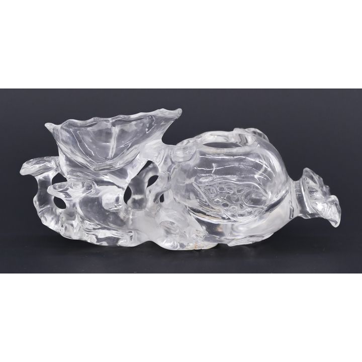 Chinese Qing Rock Crystal Lingzhi Brush Washer