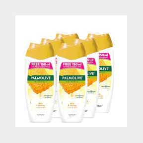 Palmolive Naturals Milk and Honey Shower Gel. Bulk Offer - 6 X 500ml-51457/4879 B4 (S1)