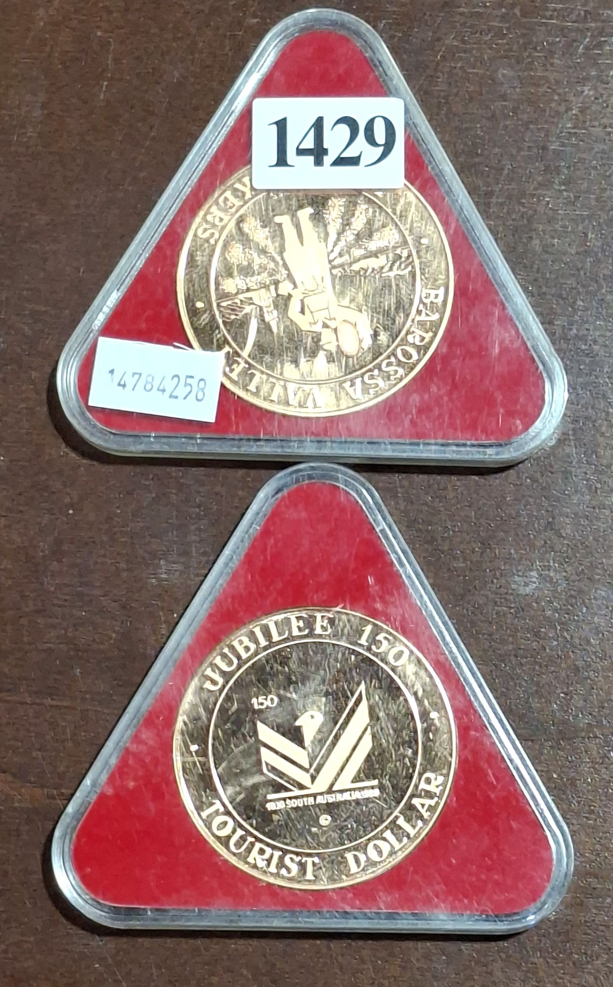 1429 · TWO FESTIVAL STATES MEDALLIONS
