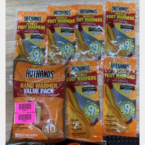 5X HOT HANDS INSOLE FOOT WARMERS & INSOLE FOOT WARMER VALUE PACK