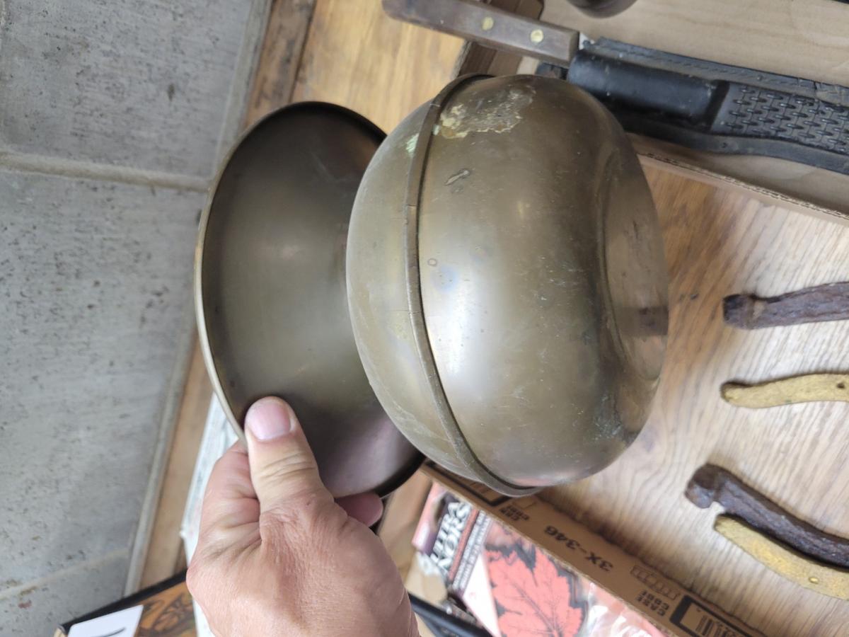 Basic brass spittoon, other | Midwest Auctions, LLC