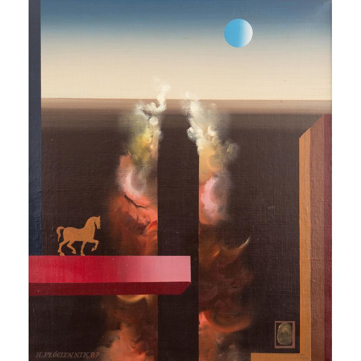 Henryk Płóciennik | Pejzaż, 1987