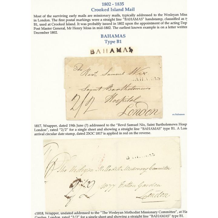21114 - Bahamas, Grenada and Virgin islands: Collections formed by Phil ...