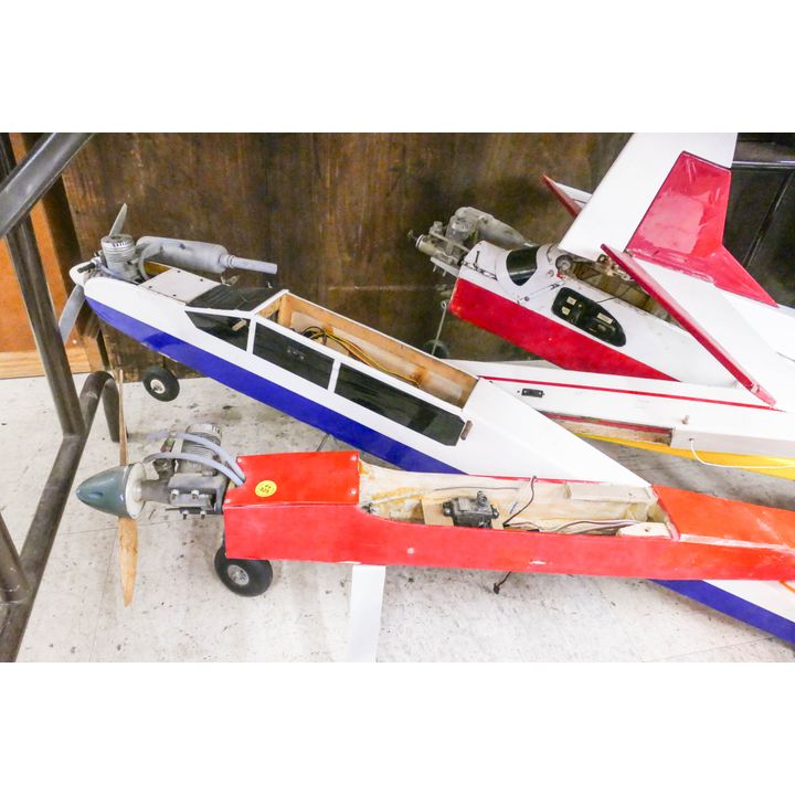 7pc Built Model Airplanes with OS Motors, Etc
