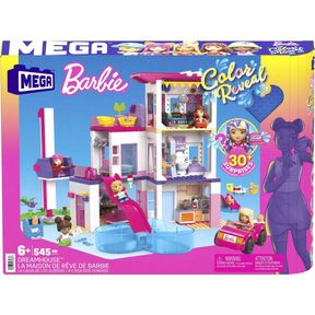 Mega Barbie colour Reveal Dreamhouse Building Set With 25+ Surprises|