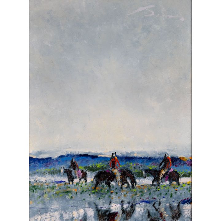 Earl Biss (1947-1998), Three Riders