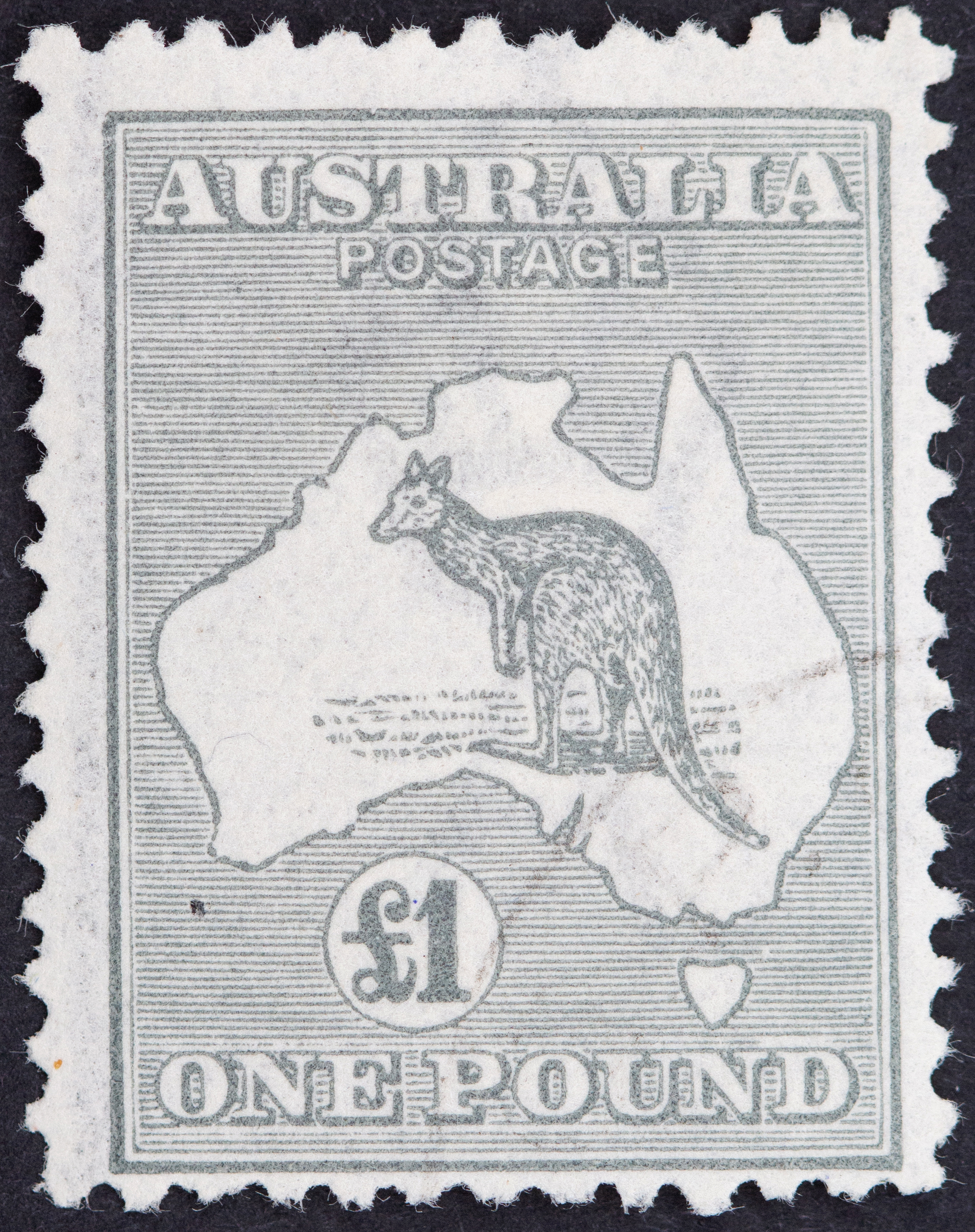 Third Watermark, One Pound, 1924, Fine