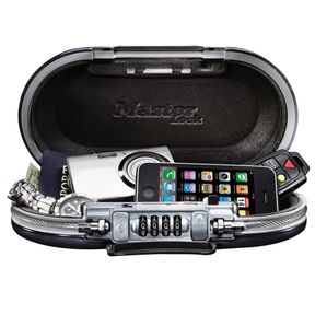 MASTER LOCK PORTABLE SAFE, RESETTABLE COMBINATION, BLACK