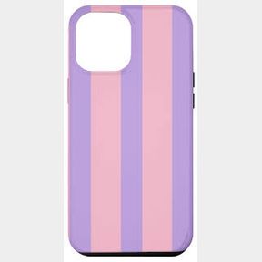 Pastel Stripes Silicone Cover for iPhone 13 Pro and Pro Max Varients - Pink/Purple Pastel Stripes -51748/2355 SN B1 (S6)