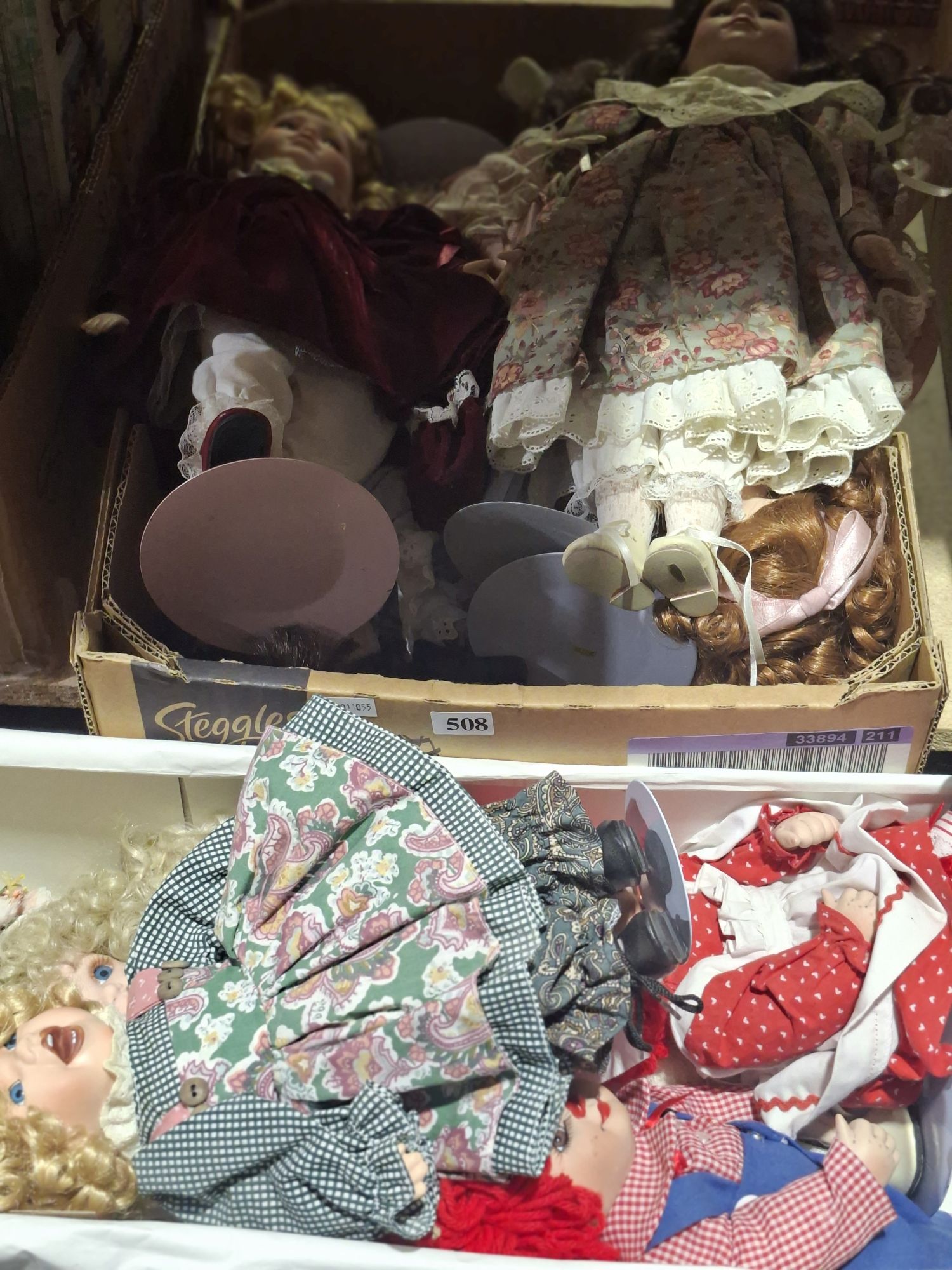 Vintage And Modern Character Dolls
