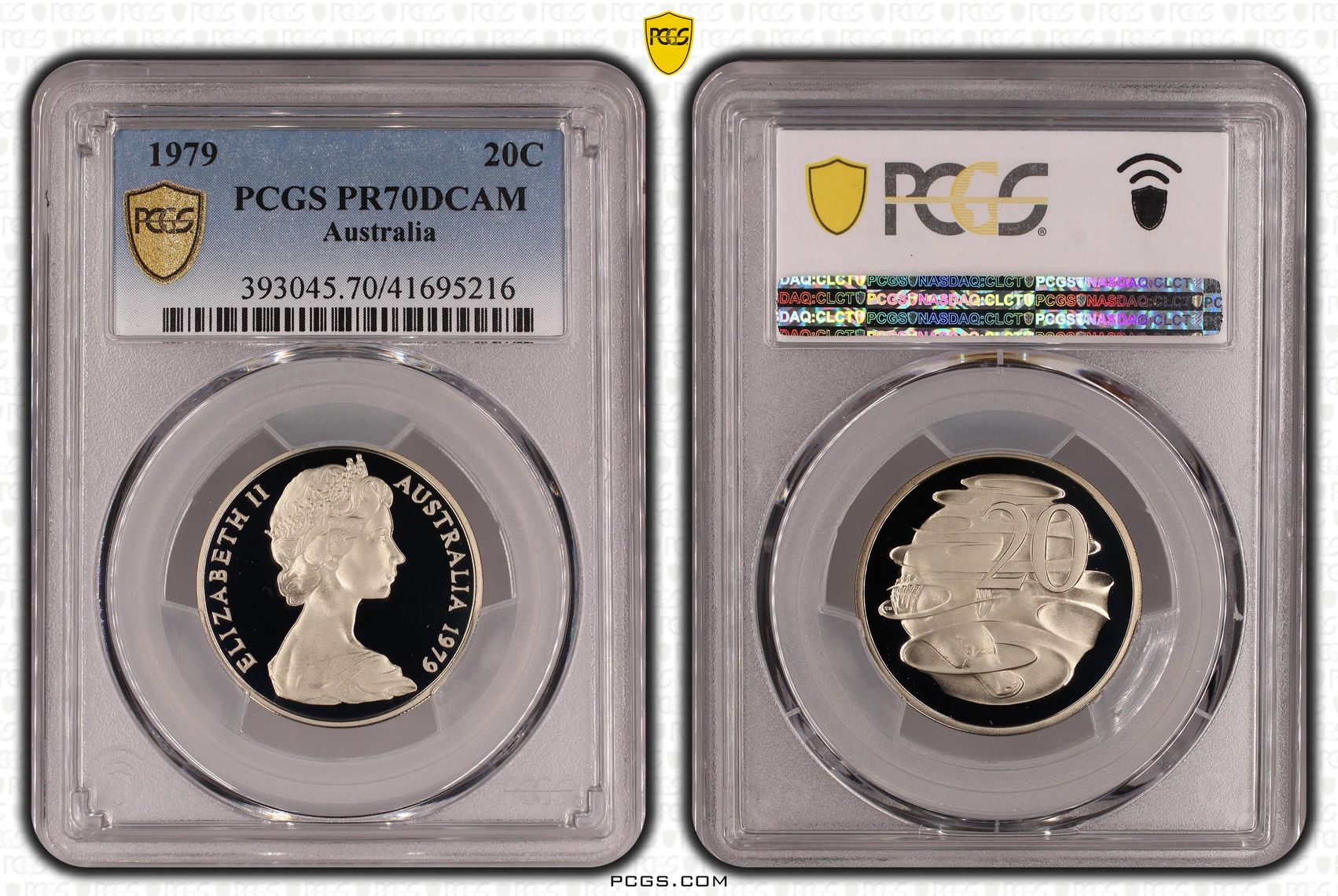 Elizabeth II, Twenty Cent, 1979, PR70DCAM