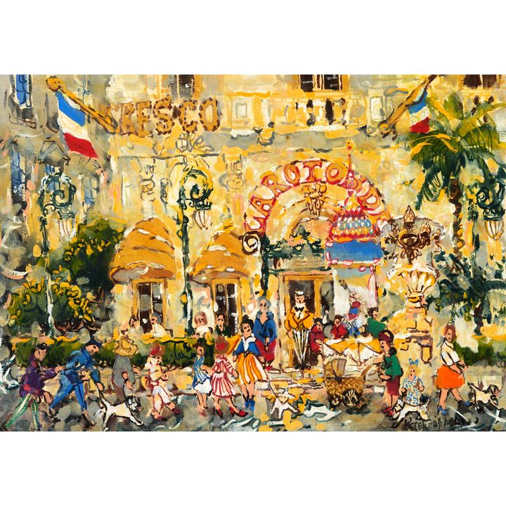 Peter O’Hagan 'Café la Rotonde at the Hotel Negresco - Nice'