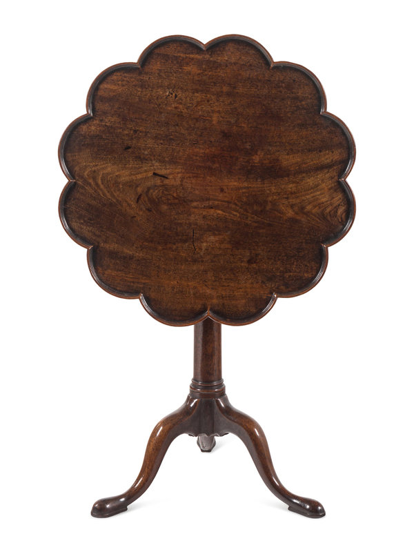 A George III Mahogany Tea Table