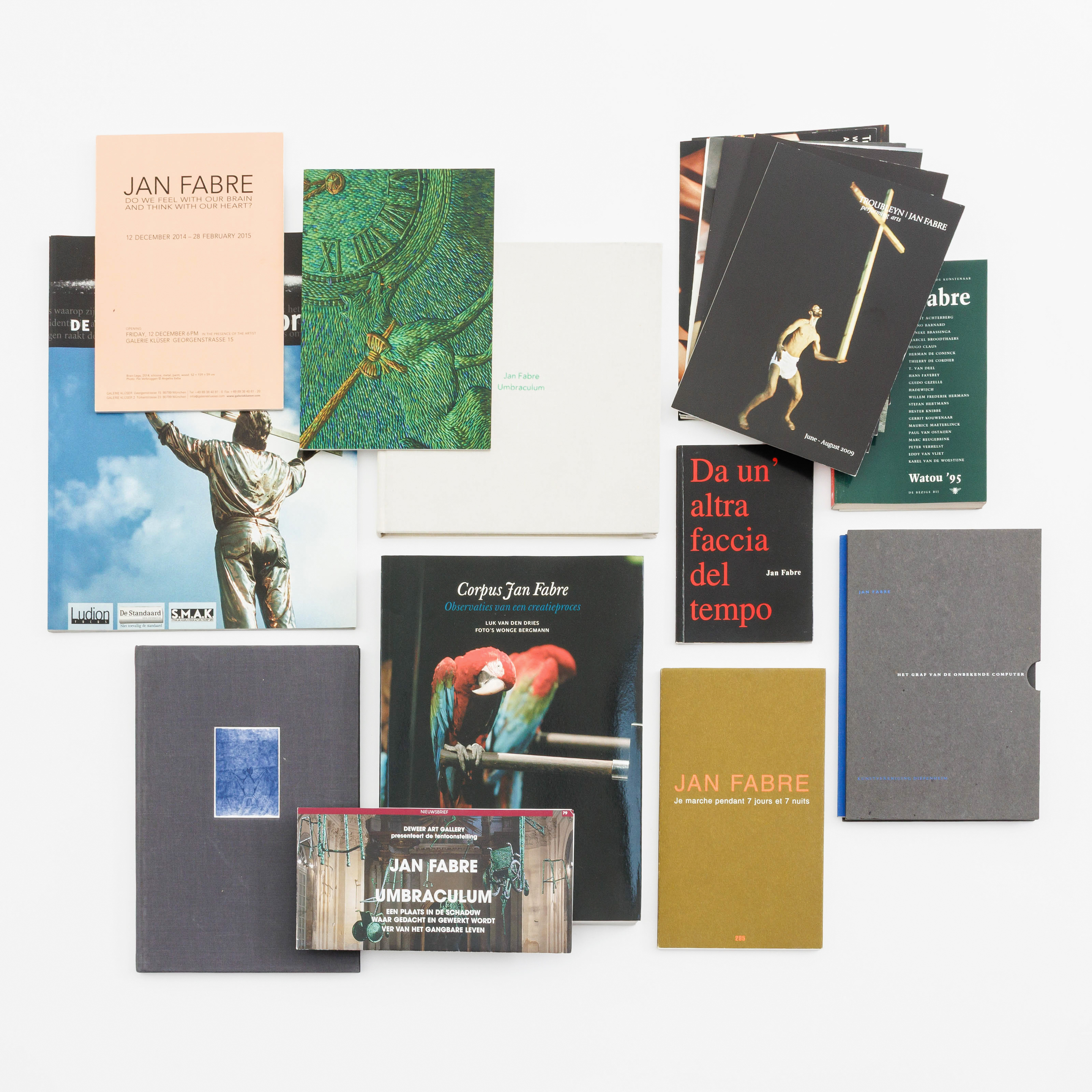 Jan Fabre - Four covers with invitations – kavel bij Bernaerts, Antwerp