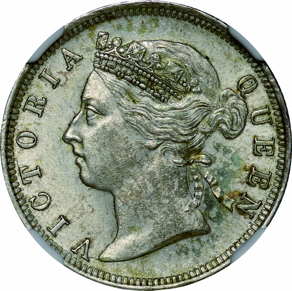 7中国古銭 銀貨3枚 香港10セント銀貨 1888年/1898年 香港5セント銀貨 