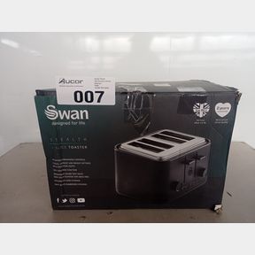 SWAN STEALTH 4 SLICE TOASTER - STEALTH 4 SLICE TOASTER