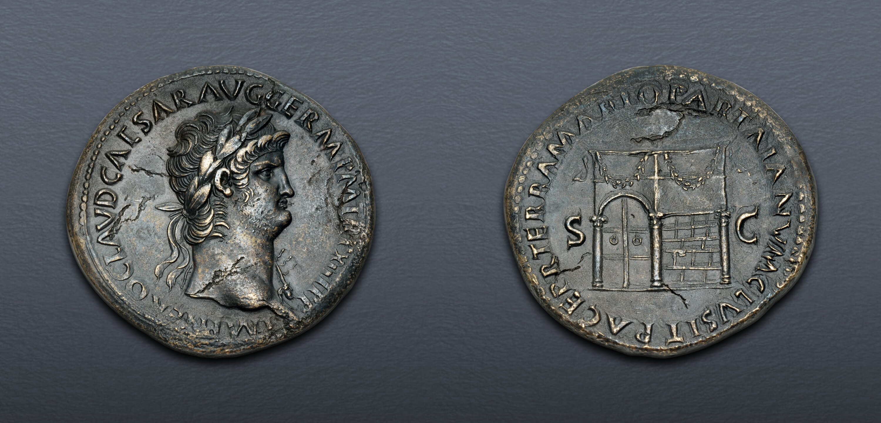 Nero. AD 54-68. Æ Sestertius (36.5mm, 25.18 g, 6h). Rome mint. Struck ...