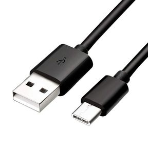 USB to Type C Data Fast Charging Cable Black 1M |